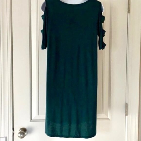 NEW Bluheaven green banded sleeve midi dress - Picture 3 of 5